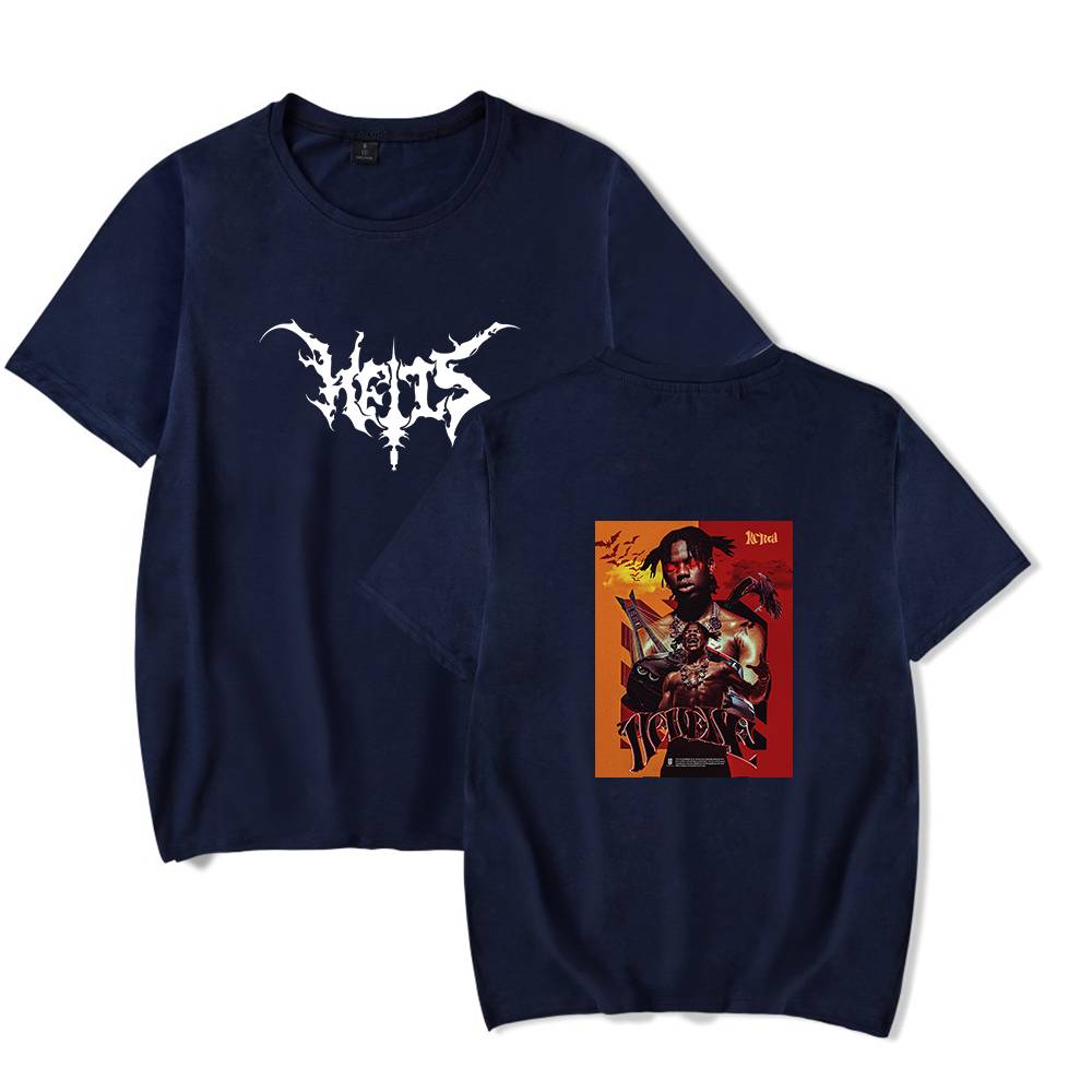 Rema T-Shirt where fandom imagery is visible