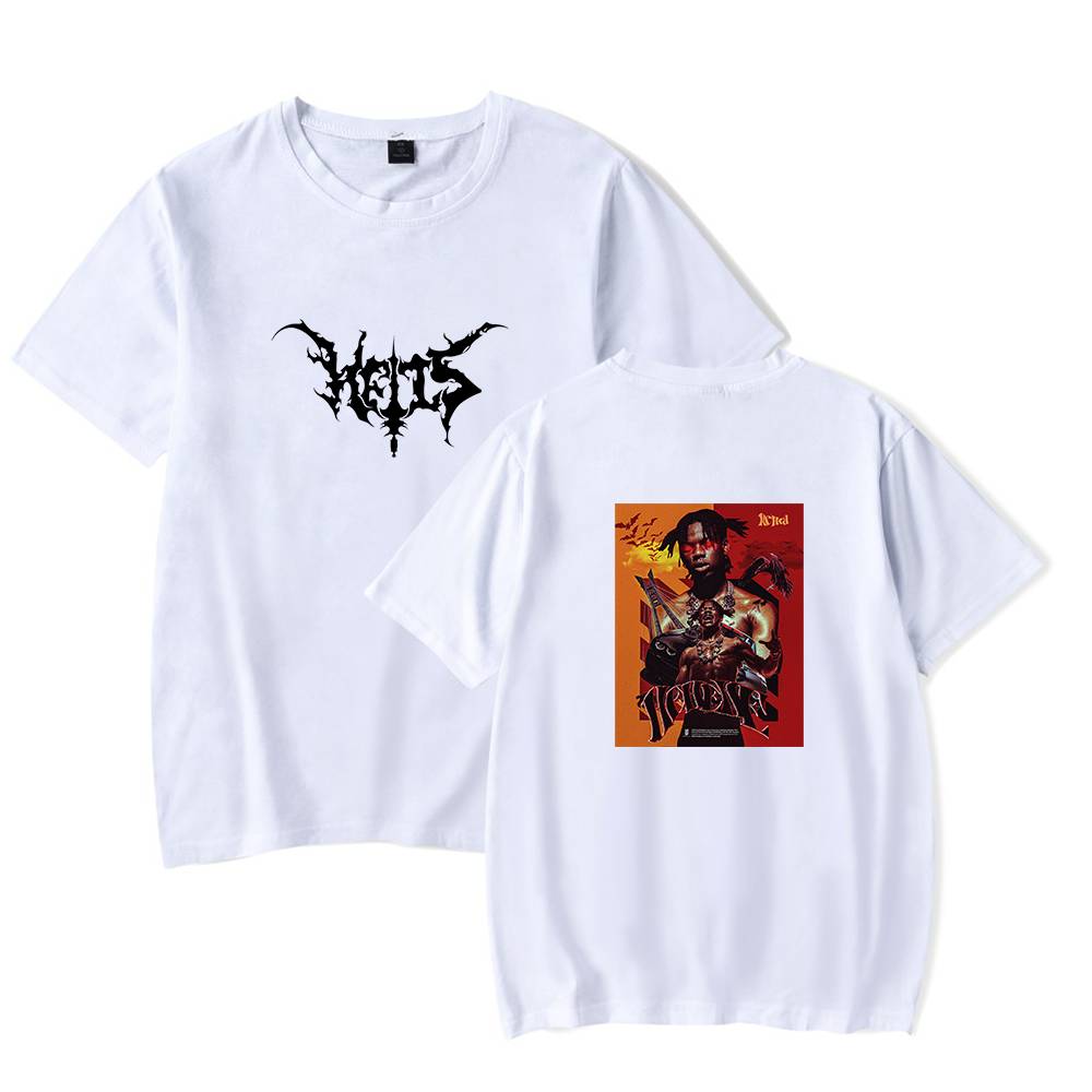 Rema T-Shirt where fandom imagery is visible