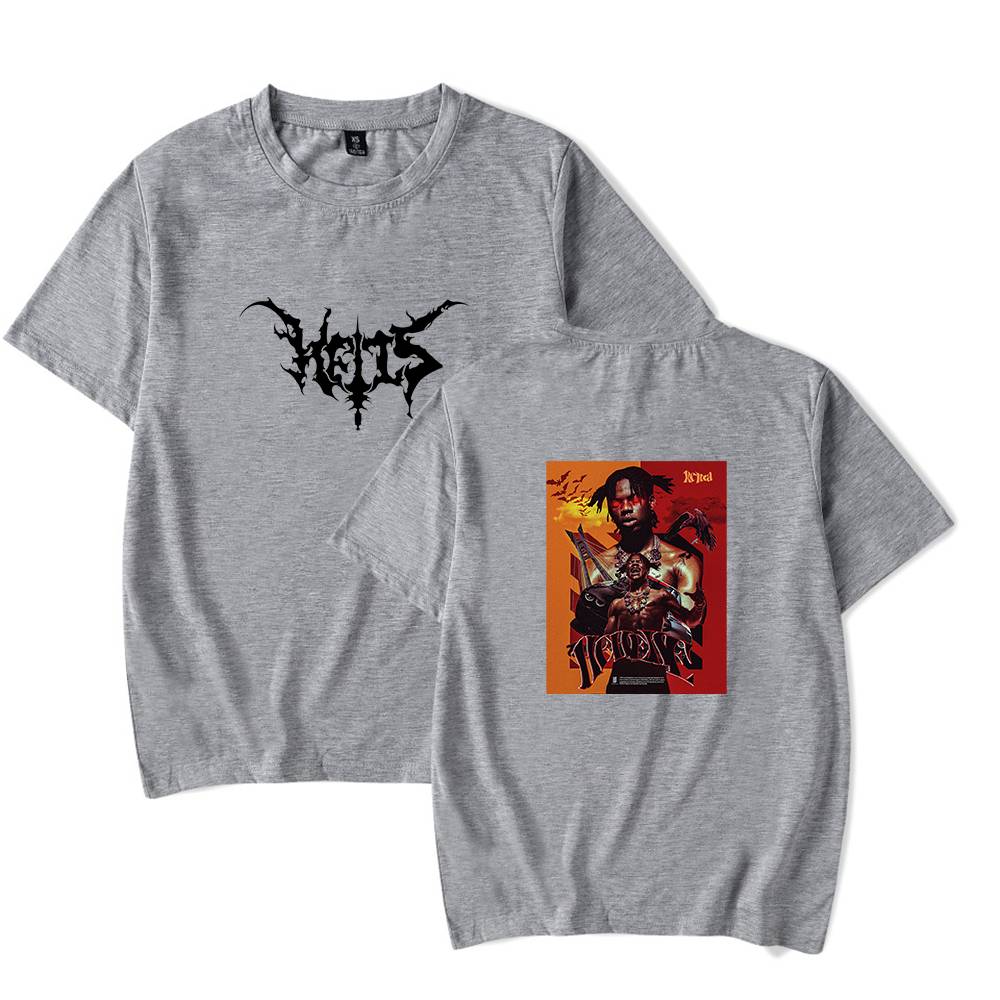 Rema T-Shirt where fandom imagery is visible